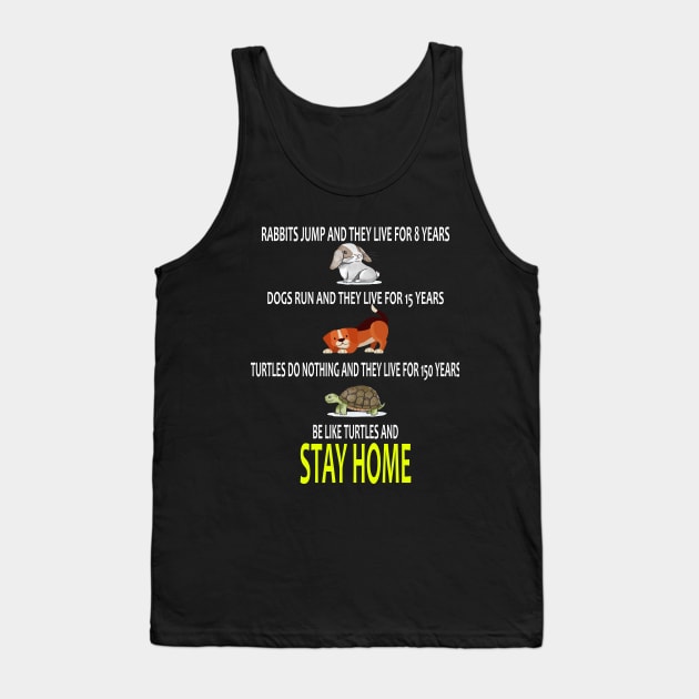 stay home stay safe 2020 Tank Top by ARRIGO